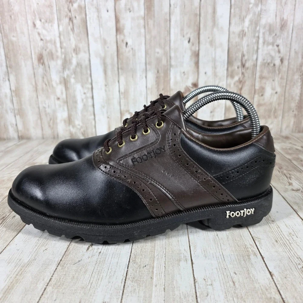FootJoy Golf Shoes‎ Leather Saddle Oxford Spikeless Comfort 7.5M